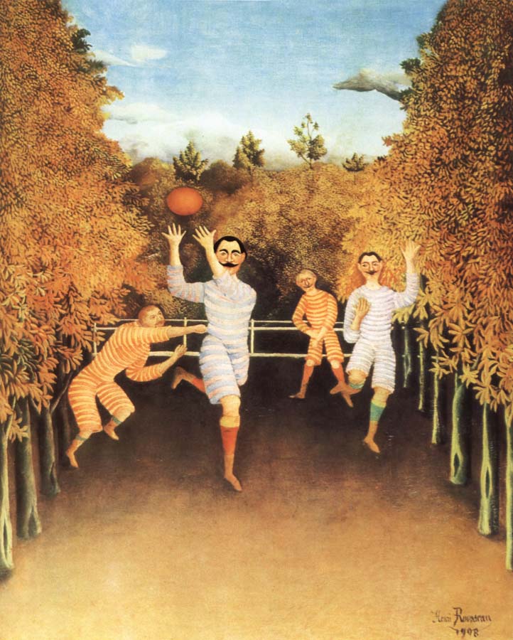 Henri Rousseau Fotbollsspelarna